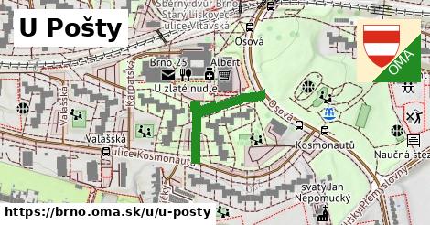 ilustrácia k U Pošty, Brno - 275 m