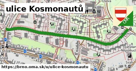 ulice Kosmonautů, Brno