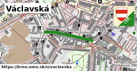 ilustrácia k Václavská, Brno - 268 m