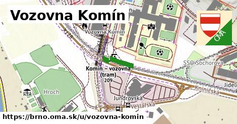 Vozovna Komín, Brno