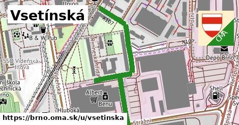 ilustrácia k Vsetínská, Brno - 516 m