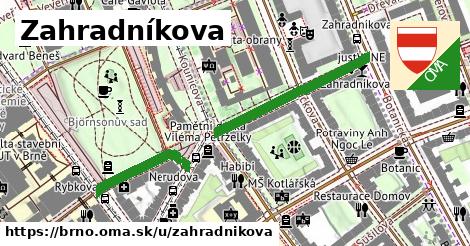 Zahradníkova, Brno