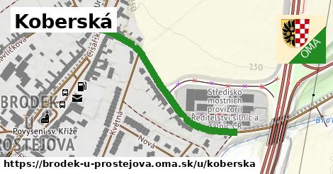 ilustrácia k Koberská, Brodek u Prostějova - 402 m