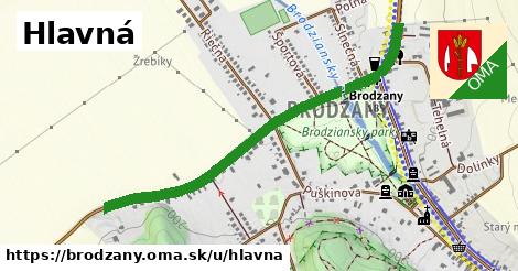 ilustrácia k Hlavná, Brodzany - 1,04 km