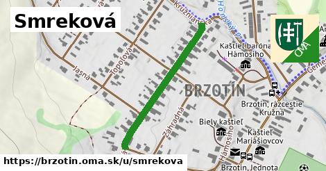 Smreková, Brzotín