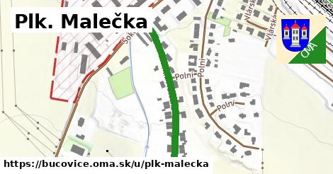 Plk. Malečka, Bučovice