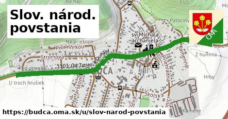 Slov. národ. povstania, Budča