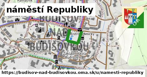 ilustrácia k náměstí Republiky, Budišov nad Budišovkou - 177 m