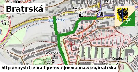 ilustrácia k Bratrská, Bystřice nad Pernštejnem - 565 m