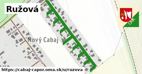 Ružová, Cabaj - Čápor