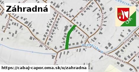 Záhradná, Cabaj - Čápor