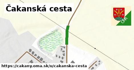 Čakanská cesta, Čakany