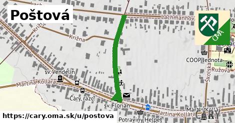 Poštová, Čáry