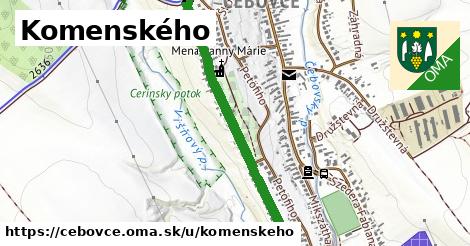 ilustrácia k Komenského, Čebovce - 0,93 km