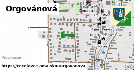 Orgovánová, Čečejovce