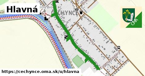 ilustrácia k Hlavná, Čechynce - 1,02 km