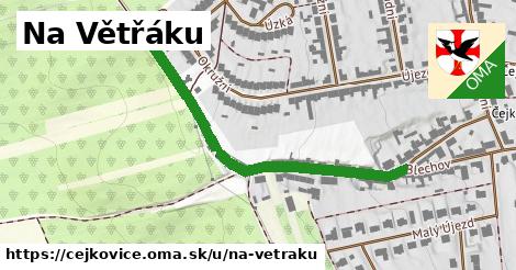 ilustrácia k Na Větřáku, Čejkovice - 311 m