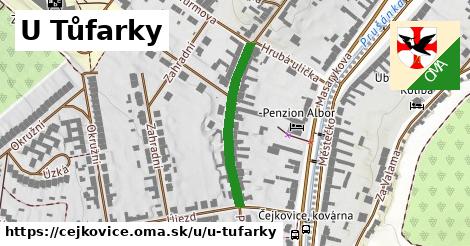 ilustrácia k U Tůfarky, Čejkovice - 264 m