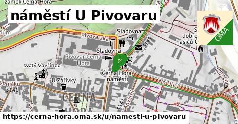 ilustrácia k náměstí U Pivovaru, Černá Hora - 130 m