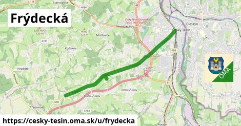 ilustrácia k Frýdecká, Český Těšín - 6,4 km