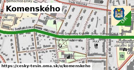 Komenského, Český Těšín