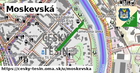 ilustrácia k Moskevská, Český Těšín - 195 m