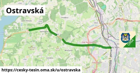 ilustrácia k Ostravská, Český Těšín - 6,9 km