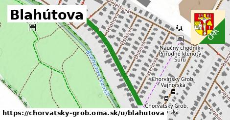 ilustrácia k Blahútova, Chorvátsky Grob - 328 m