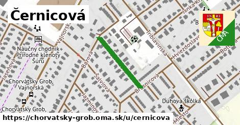 ilustrácia k Černicová, Chorvátsky Grob - 205 m