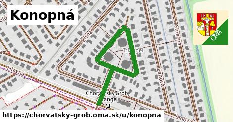 ilustrácia k Konopná, Chorvátsky Grob - 557 m