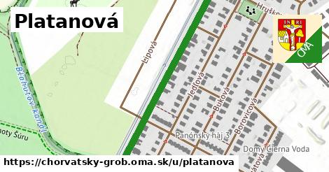 ilustrácia k Platanová, Chorvátsky Grob - 519 m
