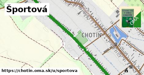 ilustrácia k Športová, Chotín - 1,23 km