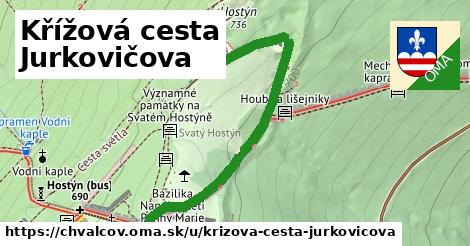 Křížová cesta Jurkovičova, Chvalčov