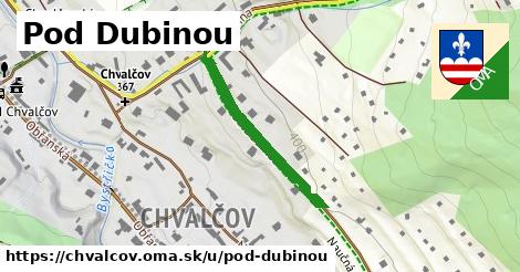 Pod Dubinou, Chvalčov