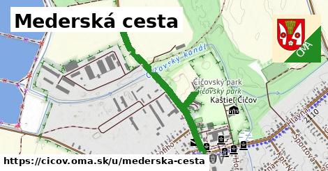 ilustrácia k Mederská cesta, Číčov - 0,86 km