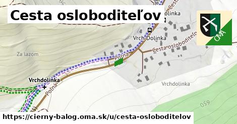 Cesta osloboditeľov, Čierny Balog