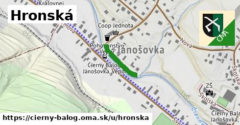 Hronská, Čierny Balog