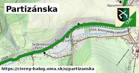 ilustrácia k Partizánska, Čierny Balog - 1,82 km