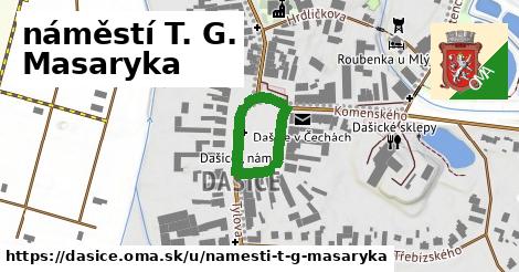 ilustrácia k náměstí T. G. Masaryka, Dašice - 305 m