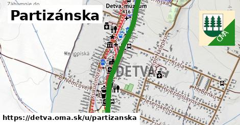 Partizánska, Detva