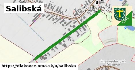 ilustrácia k Salibská, Diakovce - 455 m