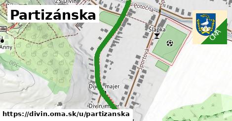 ilustrácia k Partizánska, Divín - 615 m