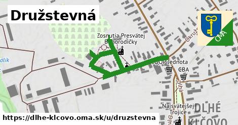 Družstevná, Dlhé Klčovo