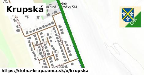 ilustrácia k Krupská, Dolná Krupá - 428 m