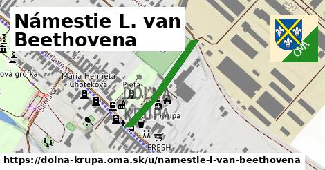 Námestie L. van Beethovena, Dolná Krupá