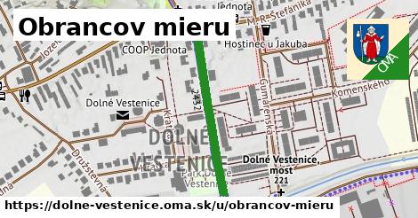 Obrancov mieru, Dolné Vestenice