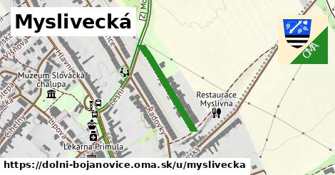 ilustrácia k Myslivecká, Dolní Bojanovice - 223 m