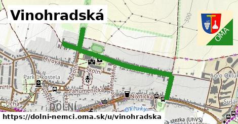 ilustrácia k Vinohradská, Dolní Němčí - 1,00 km