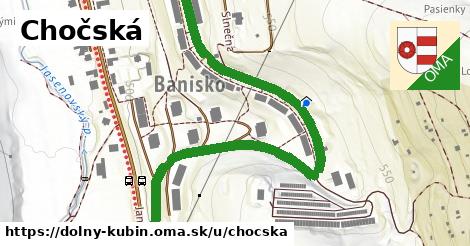ilustrácia k Chočská, Dolný Kubín - 0,78 km