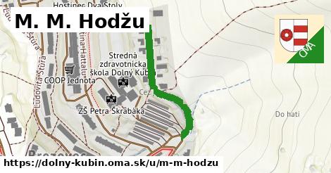 M. M. Hodžu, Dolný Kubín